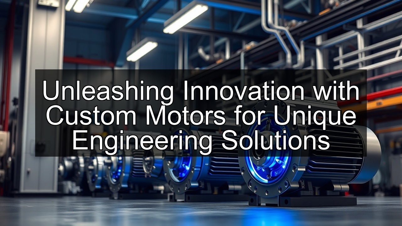 voltage custom motor brushless dc motors motors customization inductance